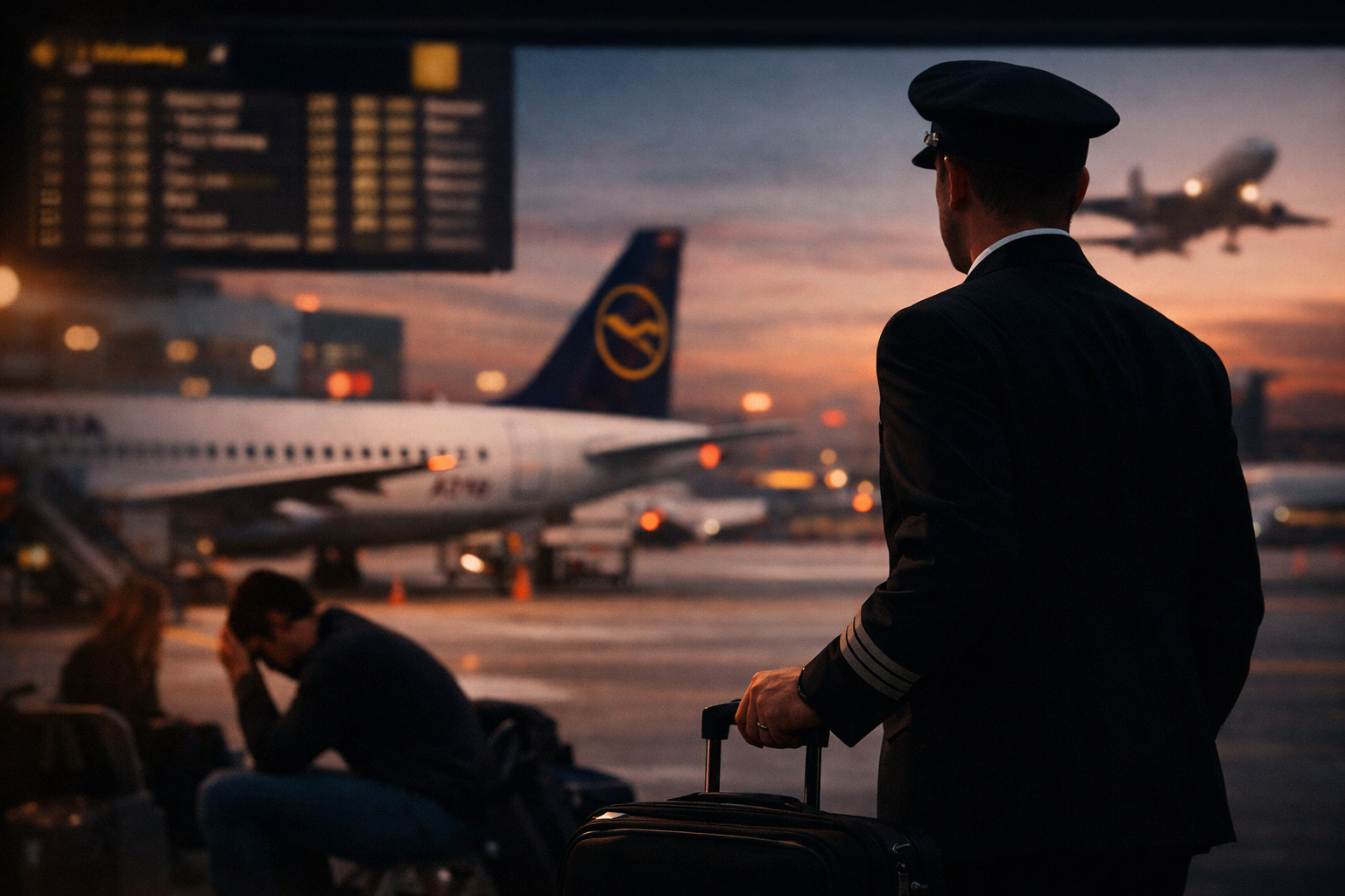 Greve de pilotos da Lufthansa até 14 de abril afeta voos em Frankfurt e Munique