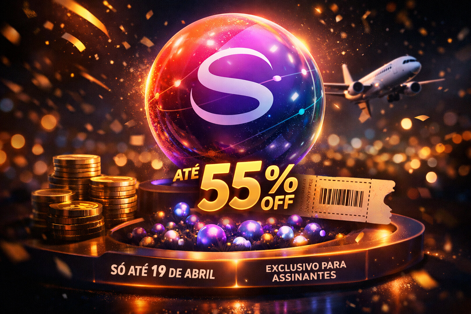 Esfera lança compra de pontos com até 55% de desconto para assinantes do clube até 19 de abril